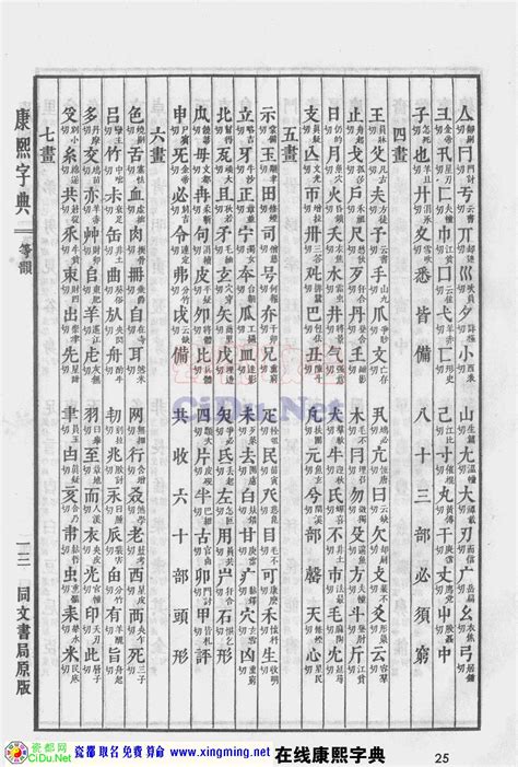 玟五行|康熙字典：玟字解释、笔画、部首、五行、原图扫描版